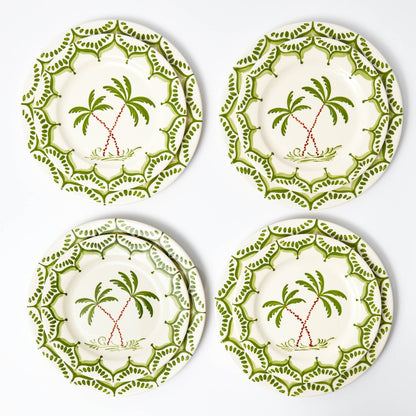 Jardin de Palmier Dinner & Starter Plates (Set of 8)