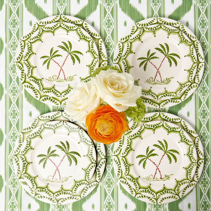 Jardin de Palmier Dinner & Starter Plates (Set of 8)