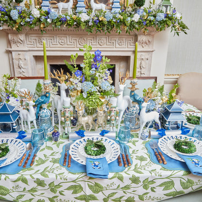 White Lace Dinner & Starter Plates (Set of 8)