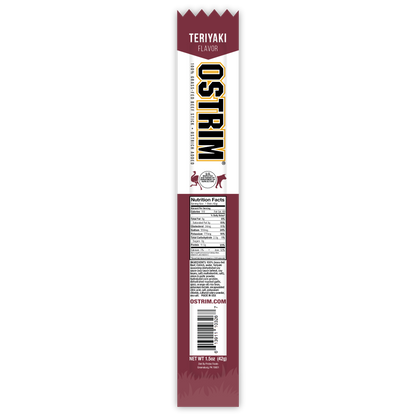 Teriyaki Grass-fed Beef & Ostrich, 10 Sticks