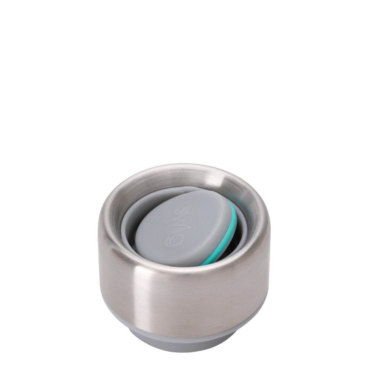 Tapa de disco basculante de acero inoxidable (botellas de 16 oz, 20 oz y 26 oz)