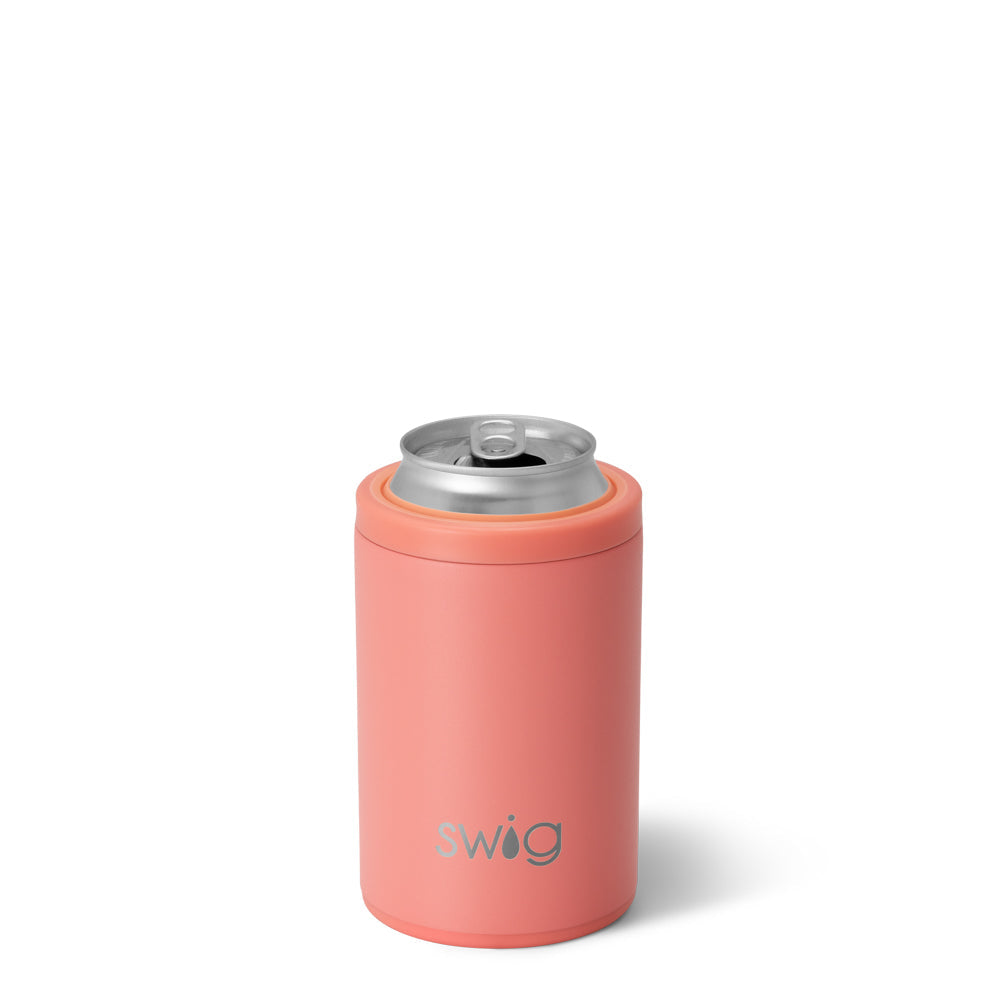 Enfriador de latas y botellas Coral (12 oz)