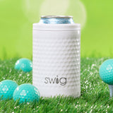Lata de pelotas de golf + enfriador de botellas (12 oz)