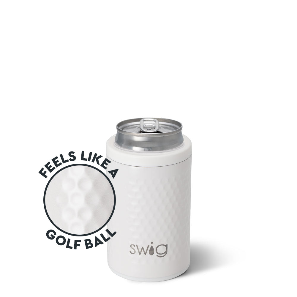 Lata de pelotas de golf + enfriador de botellas (12 oz)