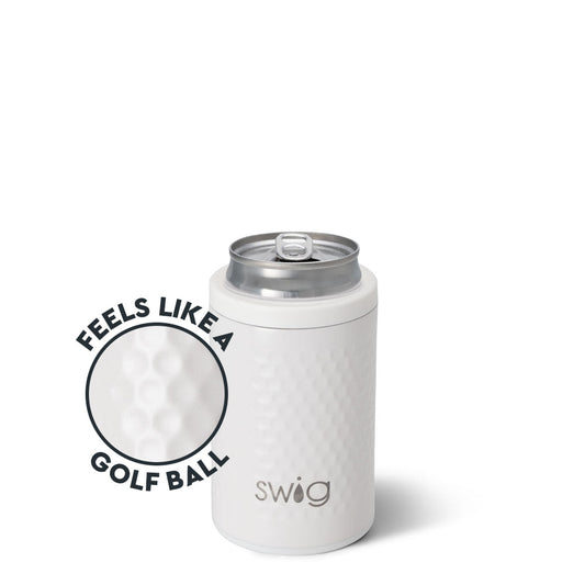 Lata de pelotas de golf + enfriador de botellas (12 oz)