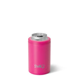 Enfriador de latas y botellas de color rosa intenso (12 oz)