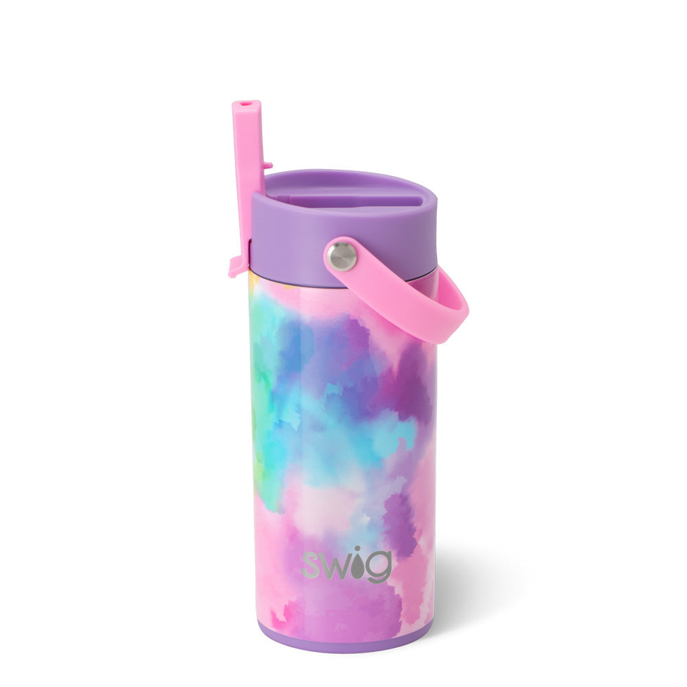 Vaso delgado Flip + Sip de Cloud Nine (12 oz)