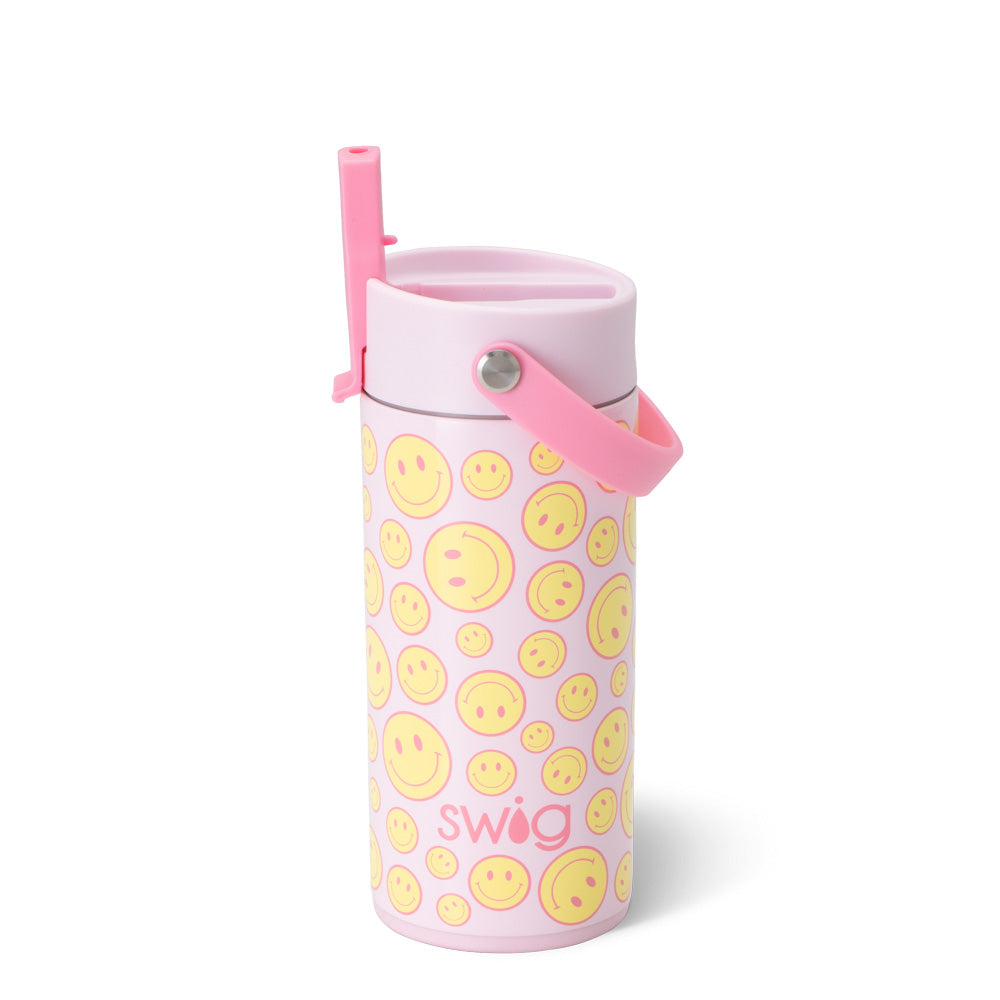 Vaso delgado Flip + Sip Oh Happy Day (12 oz)