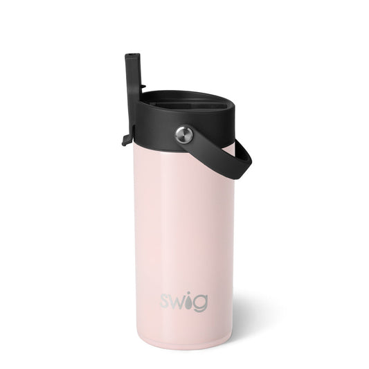 Vaso delgado Flip + Sip de Shimmer Ballet (12 oz)