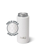 Enfriador de latas estrecho con forma de pelota de golf (12 oz)