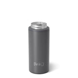 Enfriador de latas estrecho gris (12 oz)