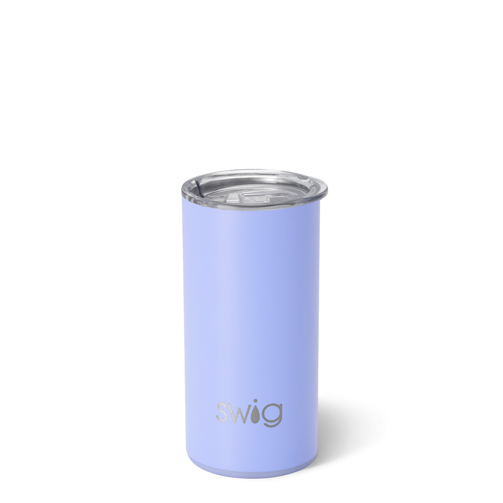 Vaso delgado con diseño de hortensias (12 oz)