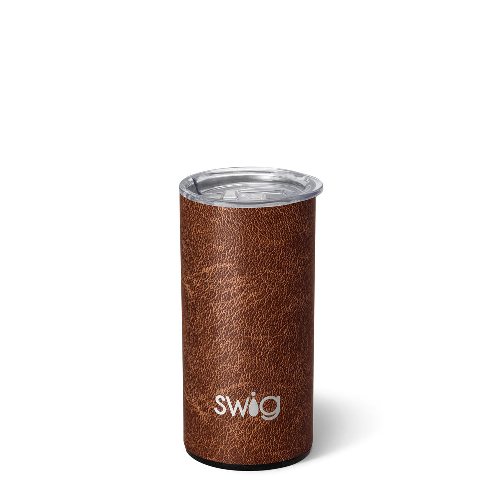 Vaso delgado de cuero (12 oz)