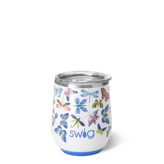 Copa de vino sin tallo Butterfly Bliss (12 oz)