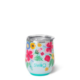 Island Bloom Stemless Wine Cup (12oz)