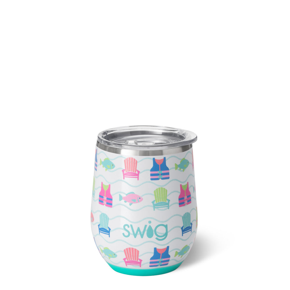 Copa de vino sin tallo Lake Girl (12 oz)