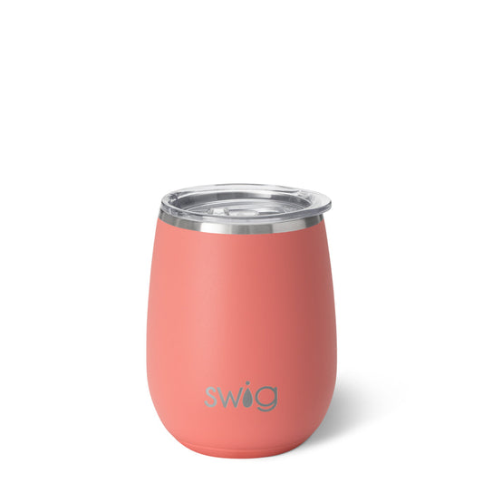 Copa de vino sin tallo Coral (14 oz)