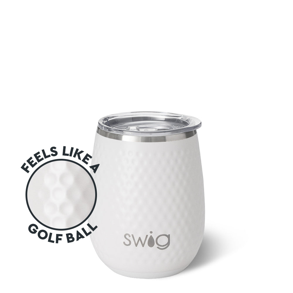 Golf Ball Stemless Wine Cup (14oz)