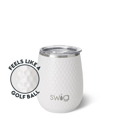 Golf Ball Stemless Wine Cup (14oz)