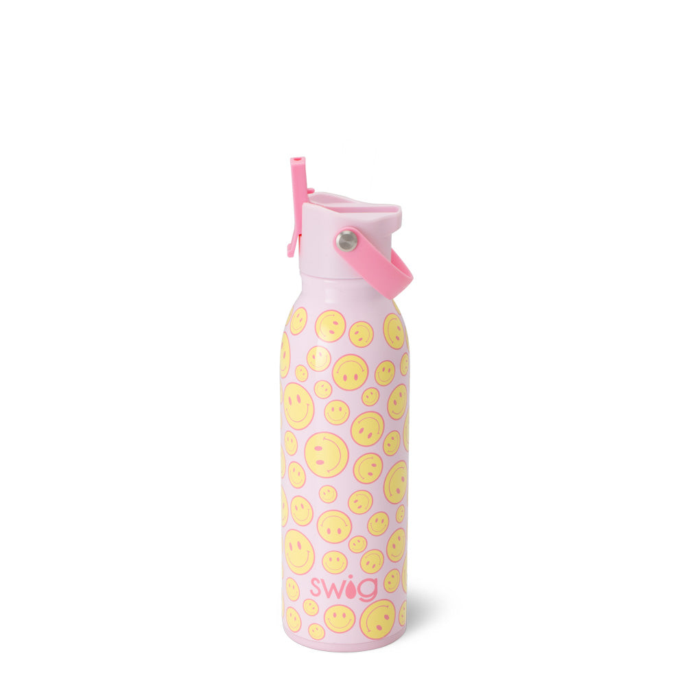 Botella con tapa y sorbo Oh Happy Day (16 oz)