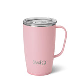 Taza de viaje color rubor (18 oz)