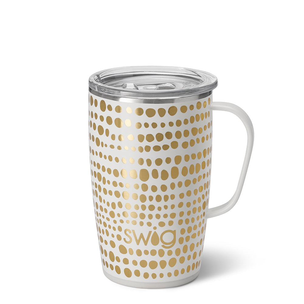 Taza de viaje dorada Glamazon (18 oz)