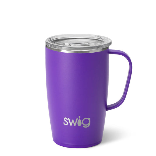 Taza de viaje morada (18 oz)