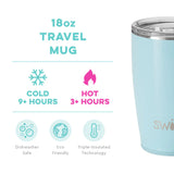 Taza de viaje - Aguamarina