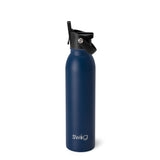 Botella con tapa y sorbo de la Marina (20 oz)