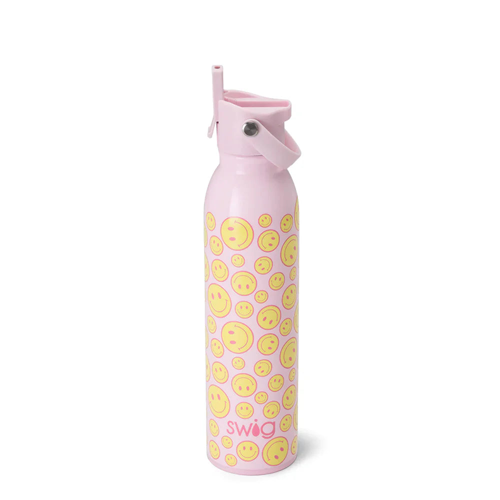 Botella con tapa y sorbo Oh Happy Day (20 oz)