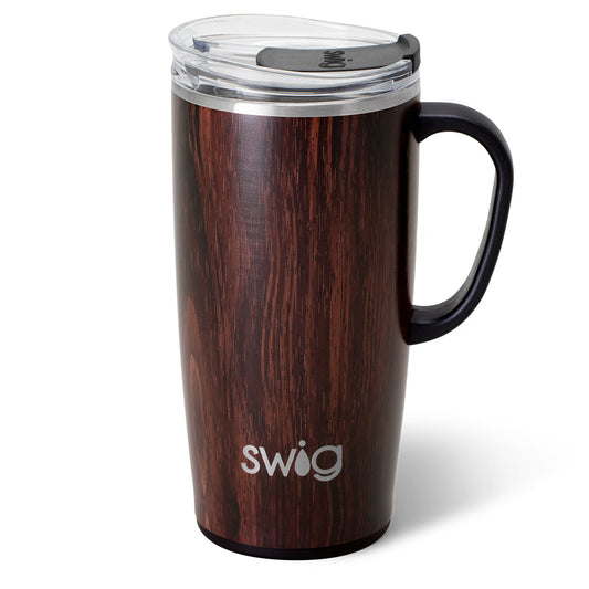 Taza de viaje con barril de bourbon (22 oz)