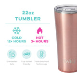 Vaso - Oro rosa brillante