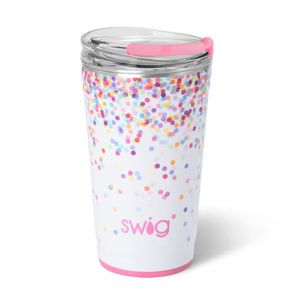 Vaso de fiesta con confeti (24 oz)