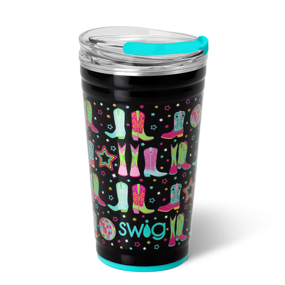 Vaso de fiesta de vaquera disco (24 oz)