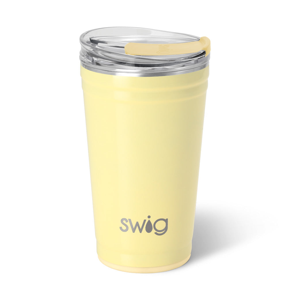 Vaso para fiesta con diseño de mariposas Shimmer (24 oz)