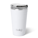 Vaso de fiesta blanco (24 oz)