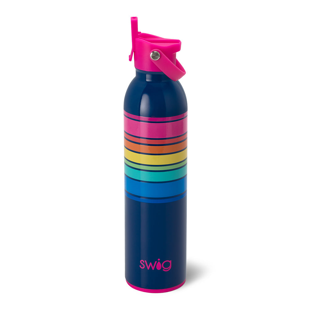 Botella eléctrica deslizante con tapa y sorbo (26 oz)