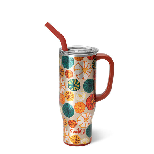 Taza gigante con motivo de la cosecha de otoño (30 oz)
