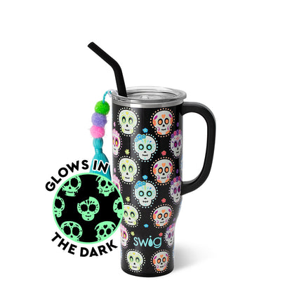 Taza gigante con calaveras de azúcar (30 oz)