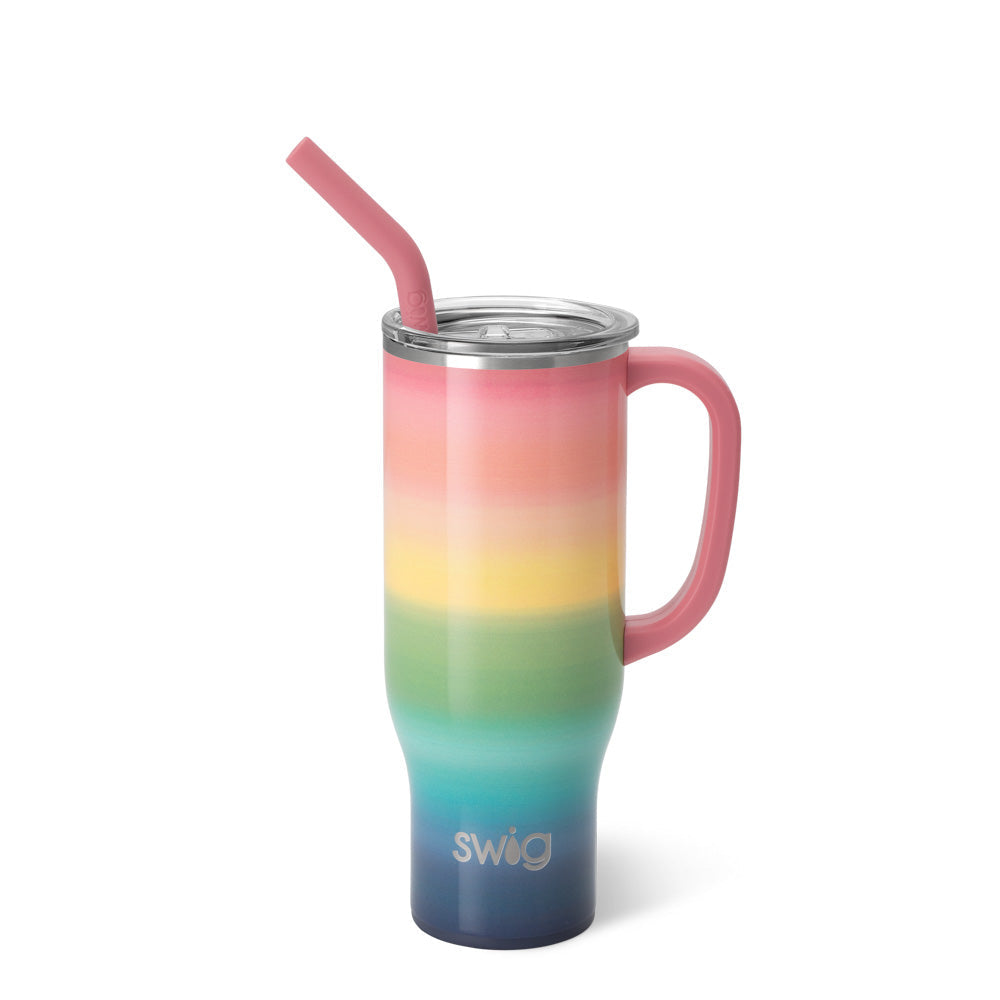 Taza gigante con diseño de puesta de sol (30 oz)