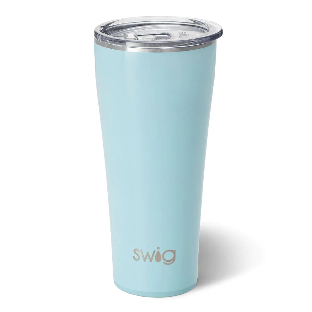 Vaso de aguamarina brillante (32 oz)
