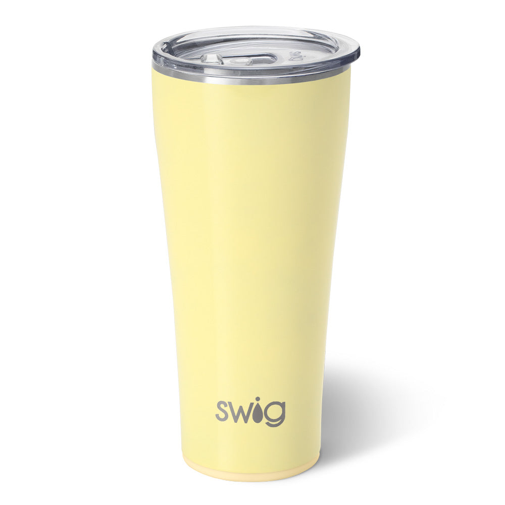 Vaso con forma de botón de oro brillante (32 oz)