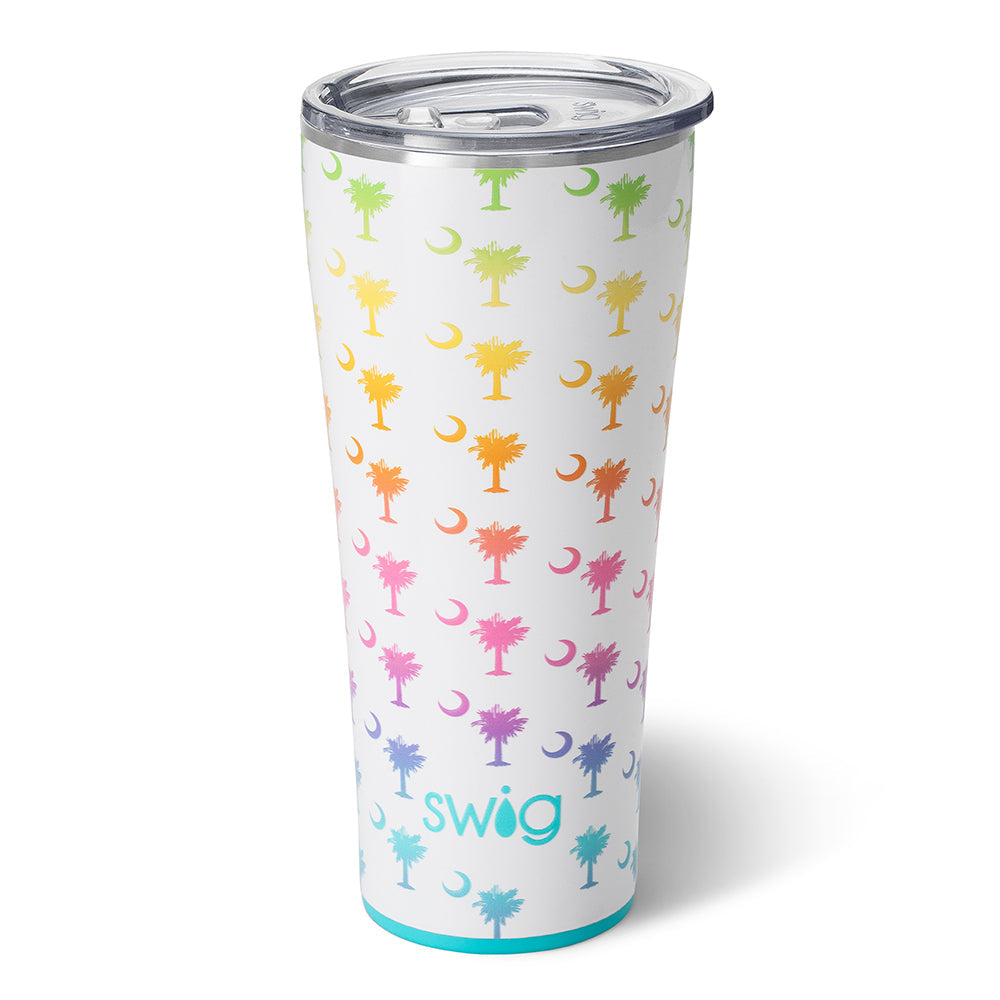 Vaso de luna Palmetto de Carolina del Sur (32 oz)
