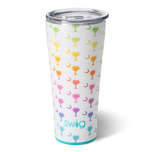 Vaso de luna Palmetto de Carolina del Sur (32 oz)