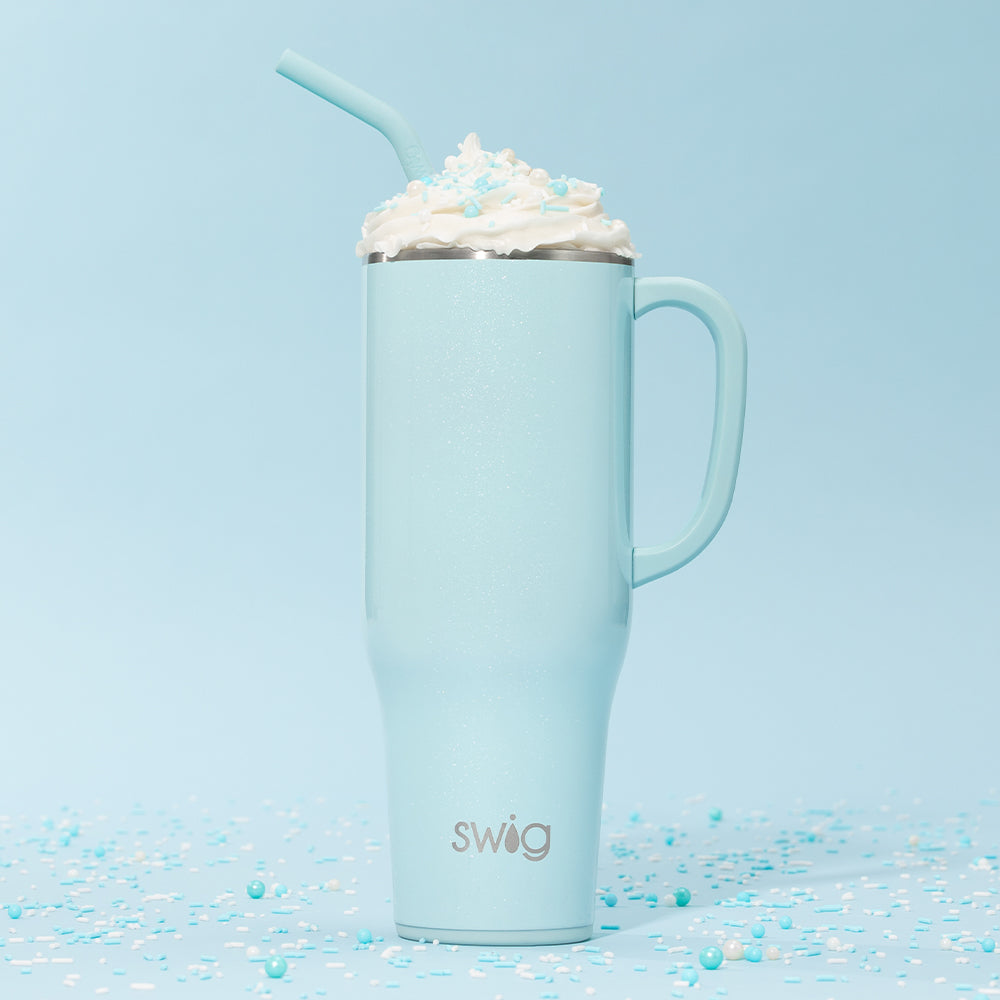 Taza gigante de aguamarina brillante (40 oz)