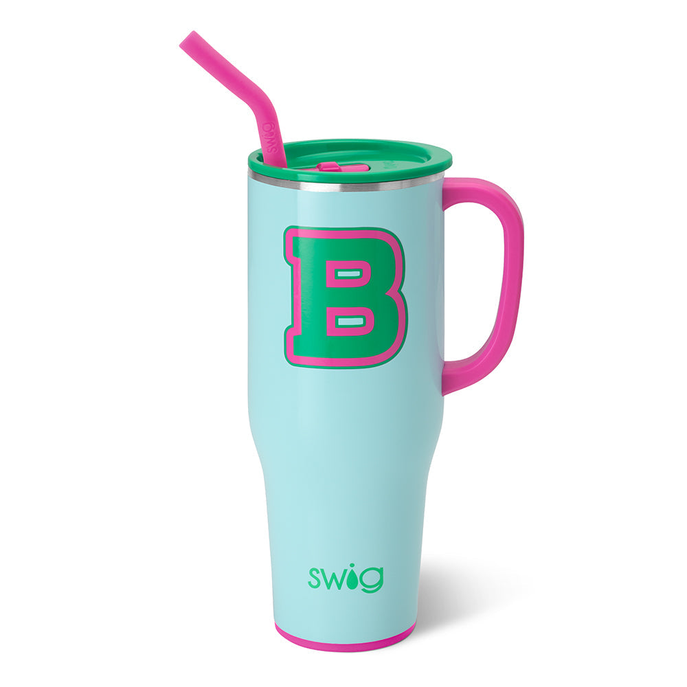 Taza gigante con la inicial B de Prep Rally (40 oz)