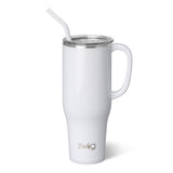 Taza gigante de color blanco brillante (40 oz)