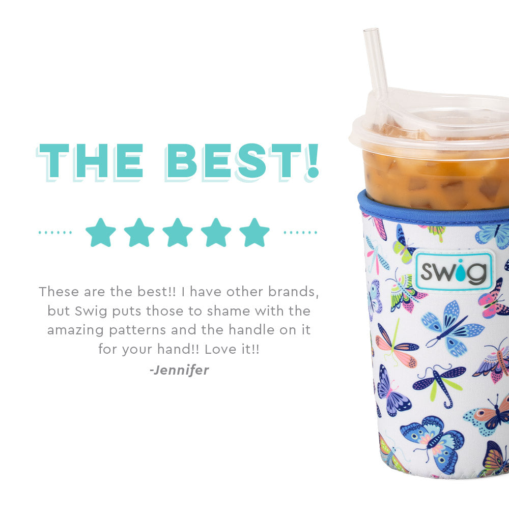 Taza helada con enfriador Butterfly Bliss
