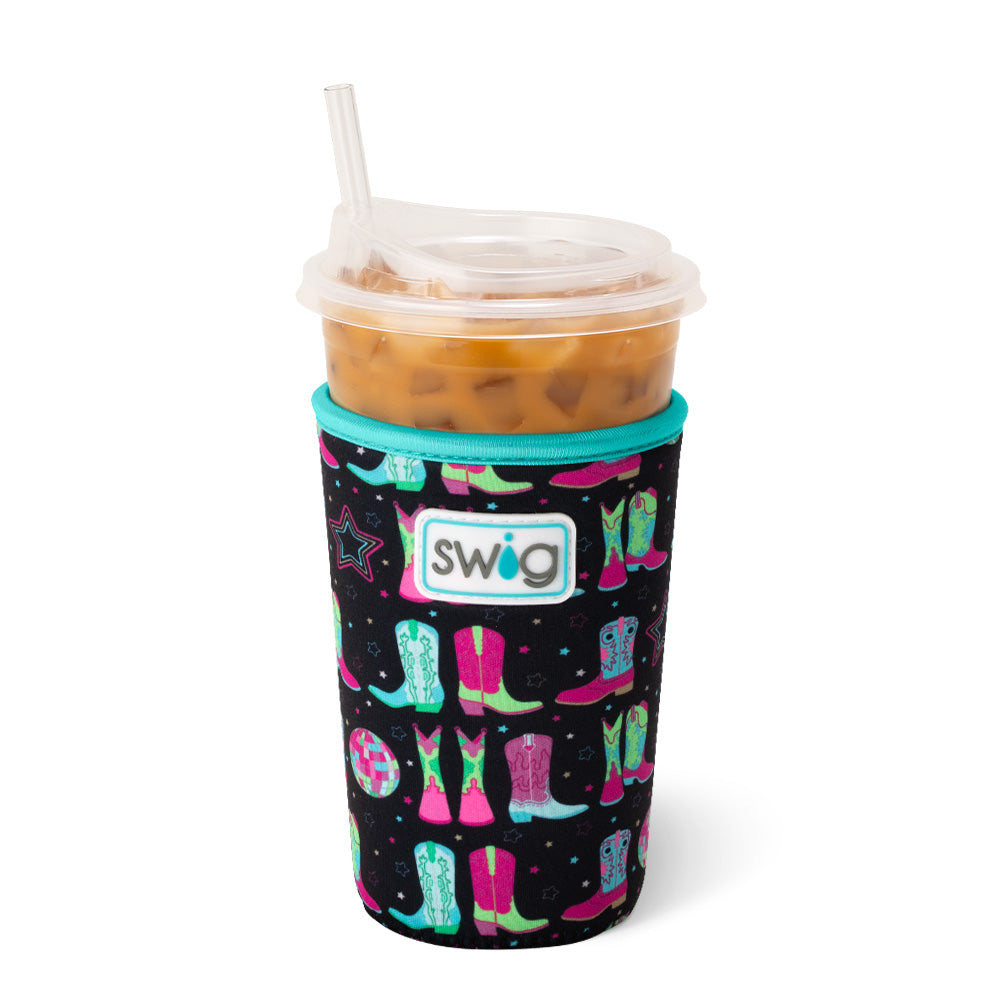 Coolie de taza helada de vaquera disco