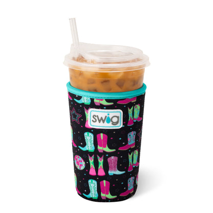 Coolie de taza helada de vaquera disco